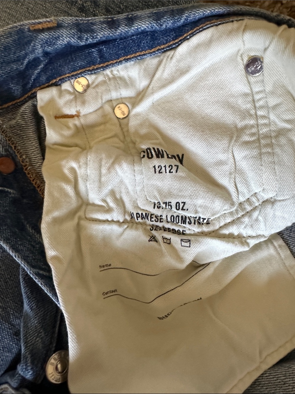 3 Buck Mason Cowboy Cut Loomstate Selvedge Jeans - 32x34 - USA - Picture 10 of 13